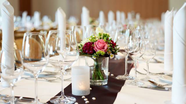 Festlich gedeckte Tafel Park Hotel Bad Lippspringe