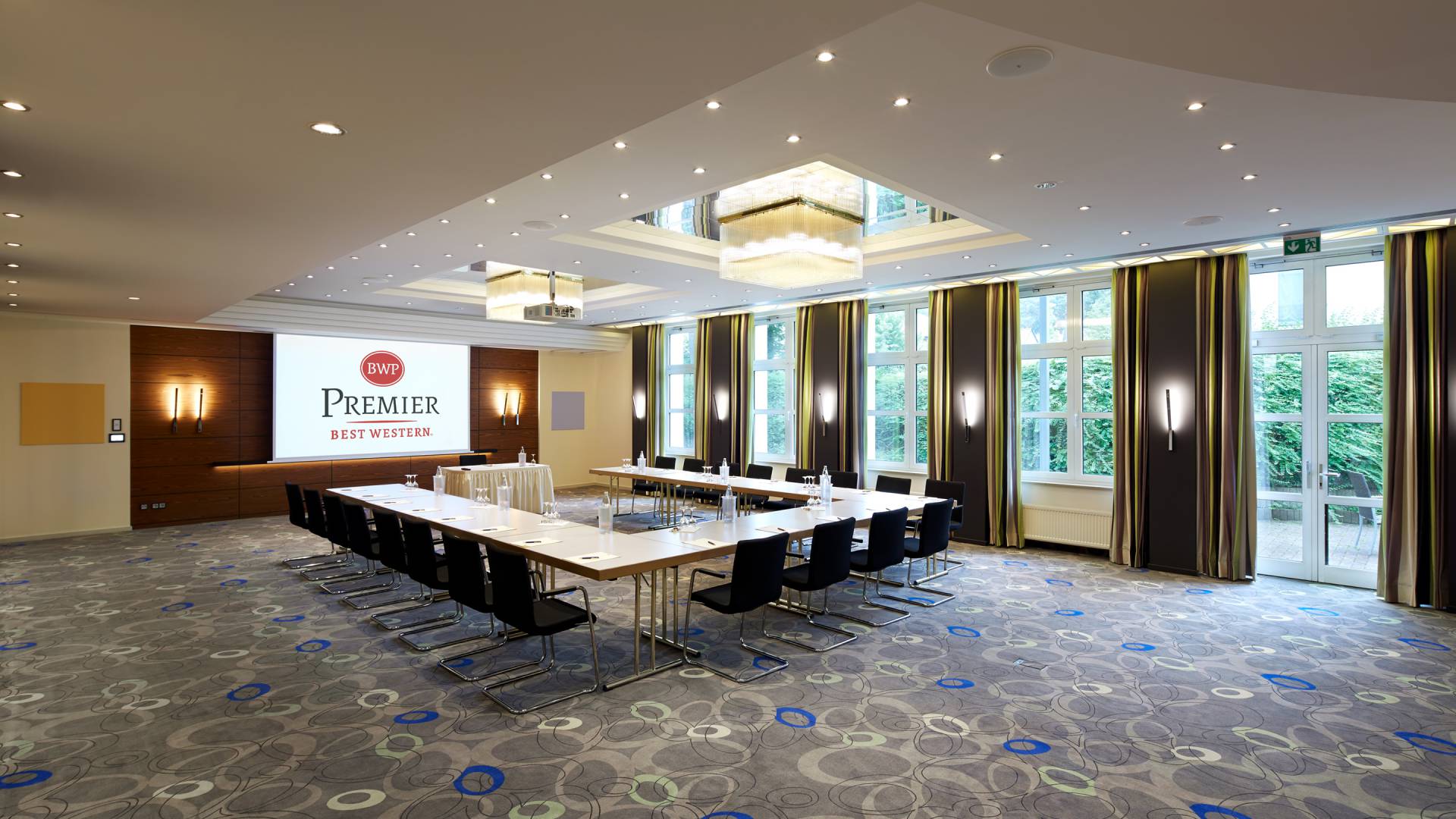 Tagungsraum mit Bestuhlung in U-Form Park Hotel Bad Lippspringe